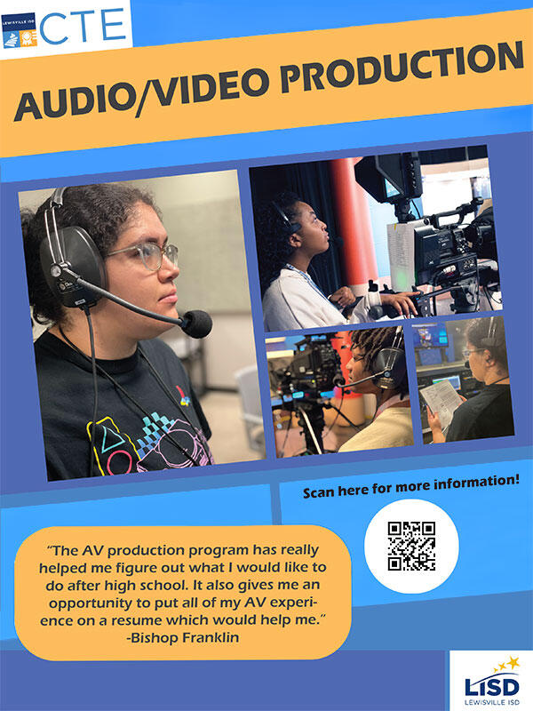 LISD CTE AV Production Poster