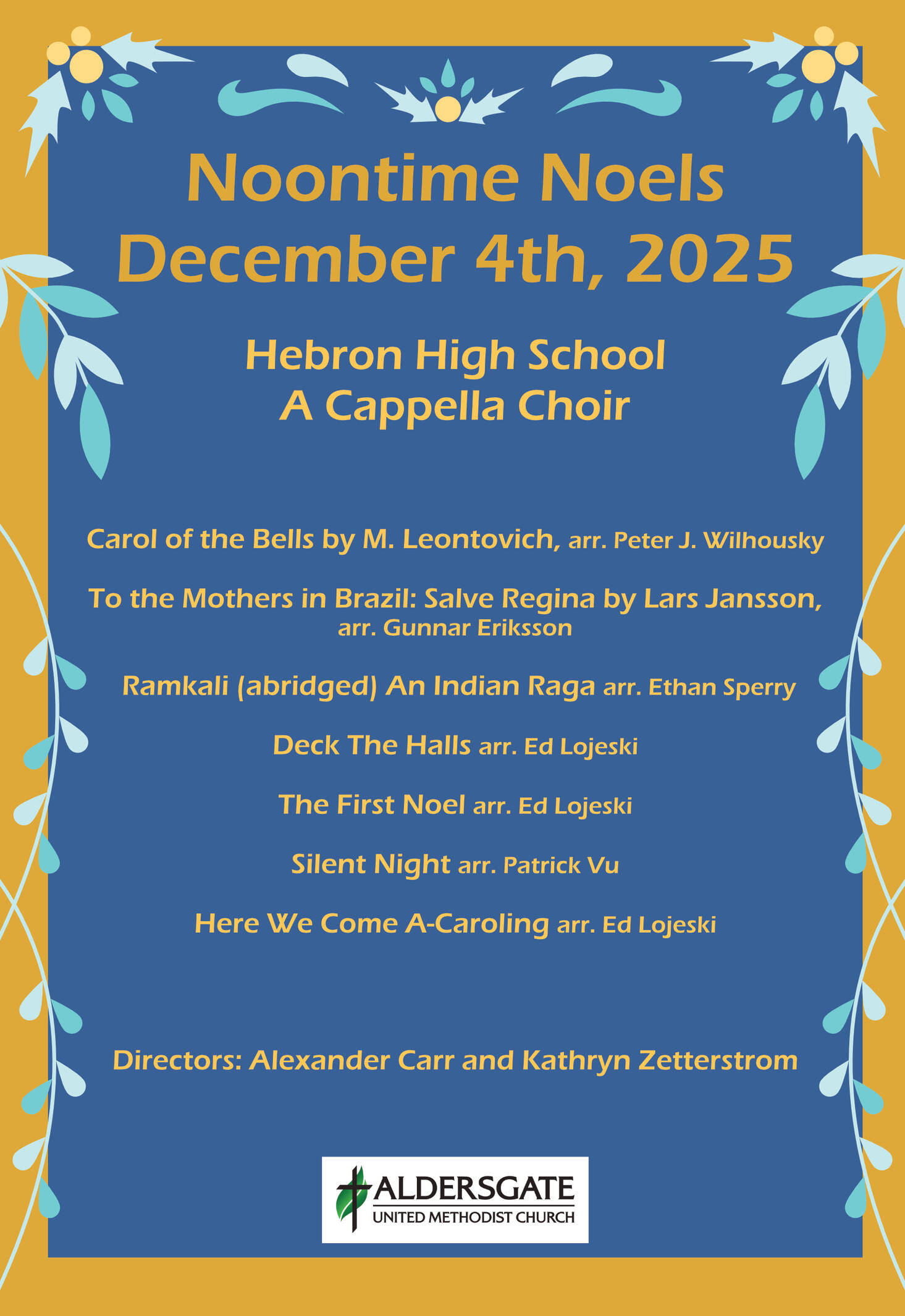 Noontime Noel Poster - Dec. 4th